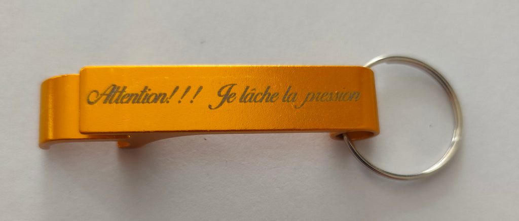 Porte clé décapsuleur à personnaliser La Fabrique De Ludo