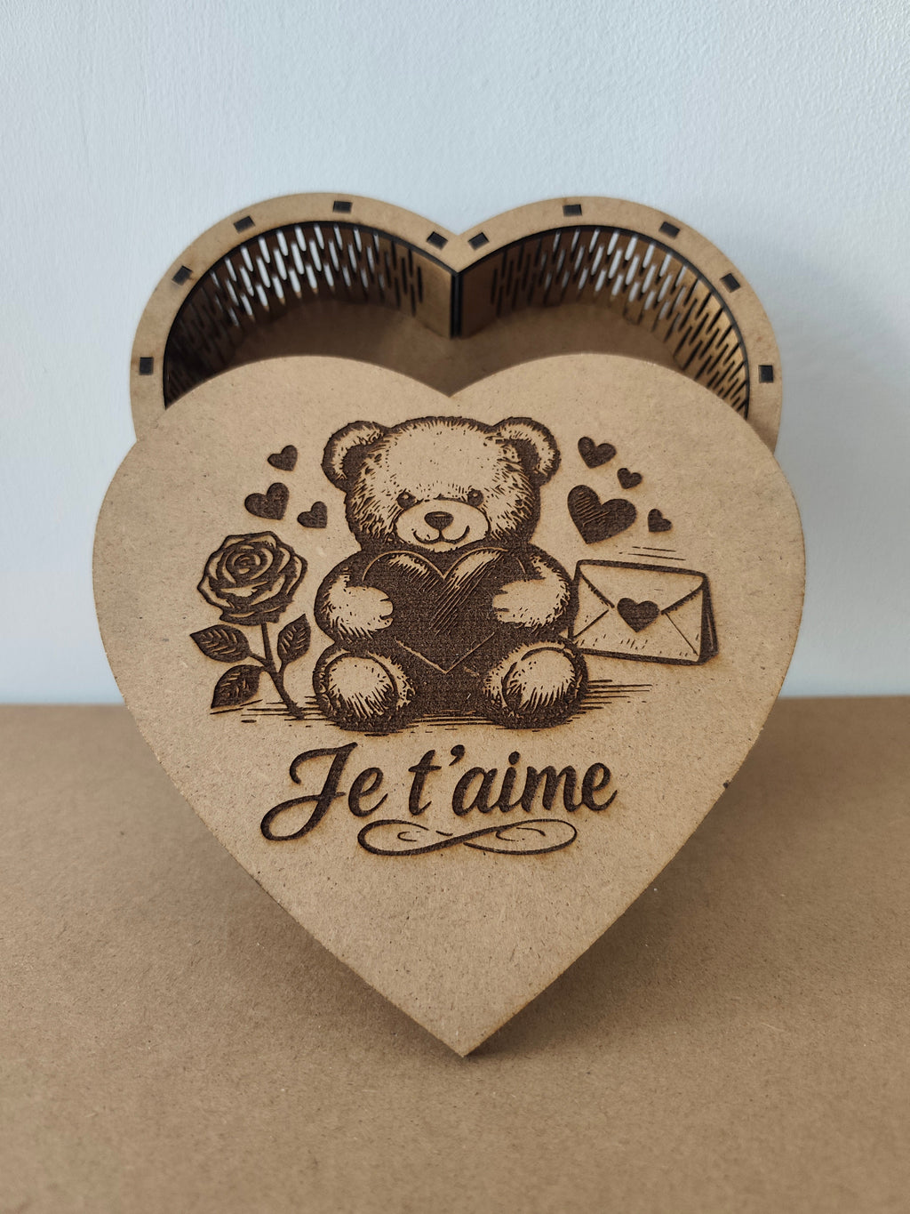 Boîte coeur " Nounours" La Fabrique De Ludo