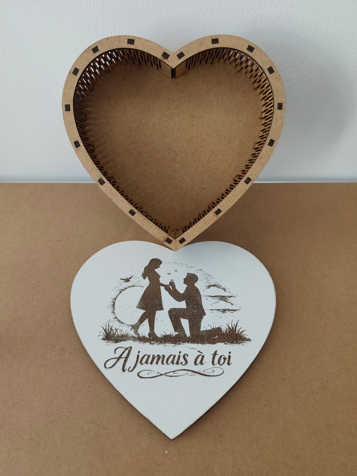 Boîte coeur "A jamais sans toi" La Fabrique De Ludo
